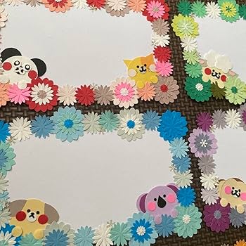 Amazon.co.jp: メッセージカード動物花6枚クラフトパンチ